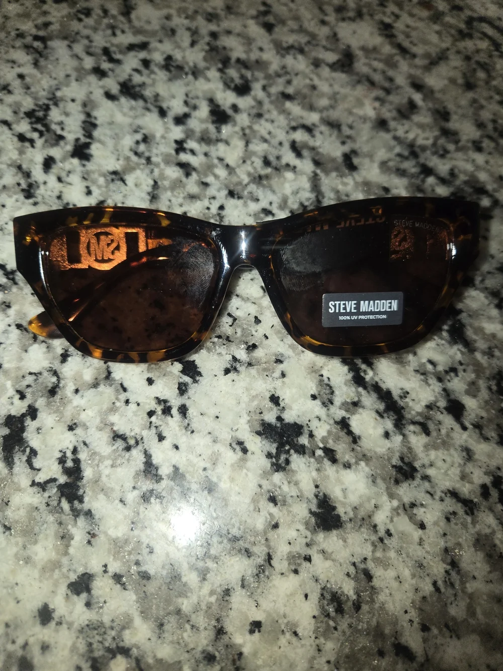 Steve Madden Tortoiseshell Cat Eye Sunglasses - Brown Lenses